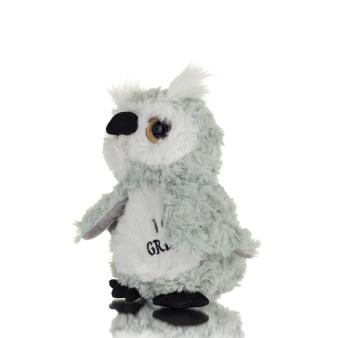 Owl or Glauka Plush 17.5cm I love Greece