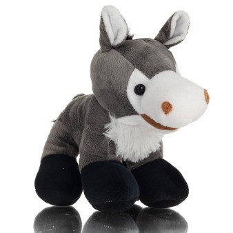 Donkey Standing Plush Soft Cuddly Plush Toy Stuffed Animal for Kids 25cm I LOVE CRETE Pack of 4