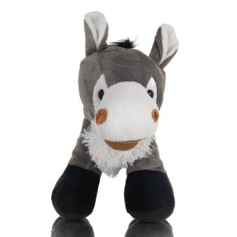 Donkey Standing Plush Soft Cuddly Plush Toy Stuffed Animal for Kids 25cm I LOVE GREECE