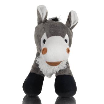 Donkey Standing Plush Soft Cuddly Plush Toy Stuffed Animal for Kids 25cm I LOVE GREECE Pack of 4