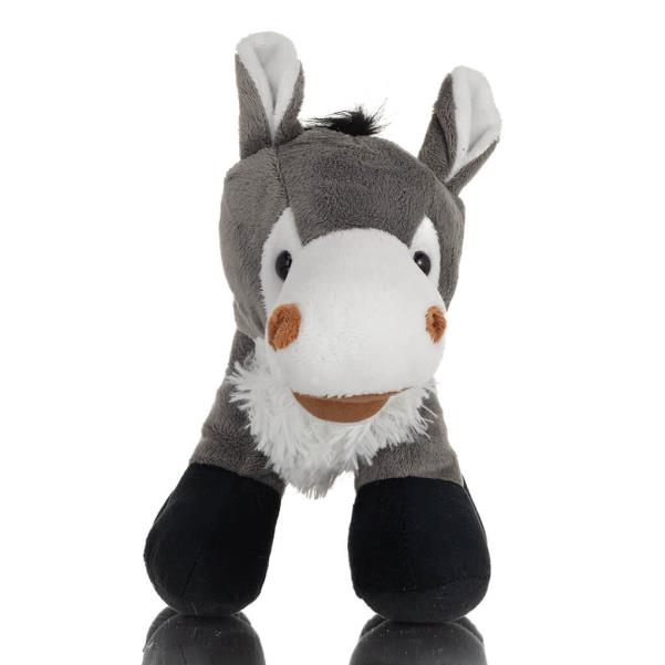 Donkey Standing Plush Soft Cuddly Plush Toy Stuffed Animal for Kids 25cm I LOVE GREECE