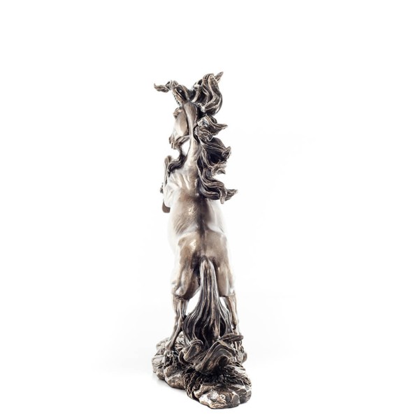 Unicorn: symbol of purity and love without carnal pleasures 30cm Veronese Bronze Electrolysis figurine