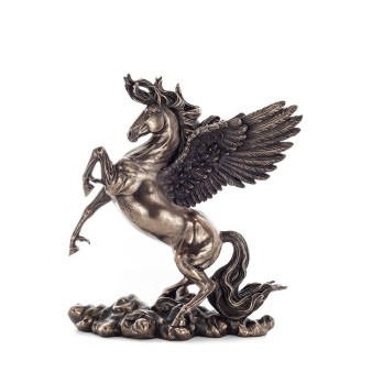 Pegasus: born of blood, followed the muses and Zeus, 28x26cm Veronese Bronze Electrolytic Full Body Statuette