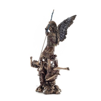 Archangel Michael: God-Like, One of the First Lords 33.5cm Veronese Bronze Electrolytic Full Body Statue, Christian