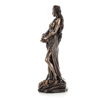 Fortune: The View of the Prosperity and Wealth of a City 71cm Veronese Electrolytic Bronze Full Length Statuette
