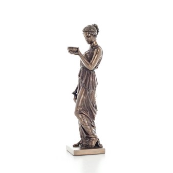 Ibe: The Goddess of Youth and Vitality 31cm Veronese Bronze Electrolytic Full Body Statue, Ancient Greece