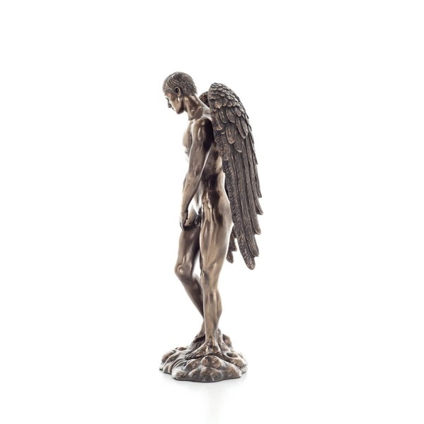 Standing Nude Angel 28.5cm Veronese Bronze Electroplating Full Body Statue Modern Decorative