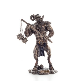 Minotaurus: Plasma, son till Pasiphae Queen of Knossos Minoiska civilisationen 25 cm Veronese Brons Elektrolysstaty