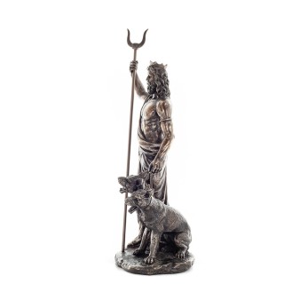 Pluto or Hades: the god of the underworld 32.5cm Veronese Electrolytic Bronze Full Body Statue
