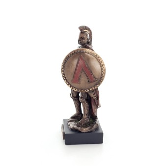 Leonidas: King of Sparta with Sword 12cm Veronese Design Bronze Electrolytic Statue, Ancient Greece