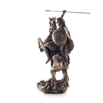 Alexander the Great: The great general 32cm Full-length statue with electrolysis of bronze Veronese, ancient Greece