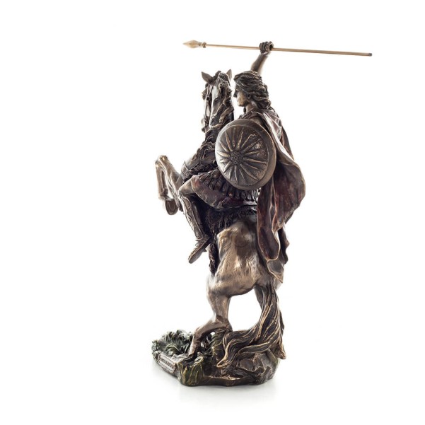 Alexander the Great: The great general 32cm Full-length statue with electrolysis of bronze Veronese, ancient Greece