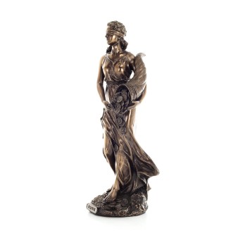 Fortune: The View of the Prosperity and Wealth of a City 32cm Veronese Electrolytic Bronze Full Body Statue