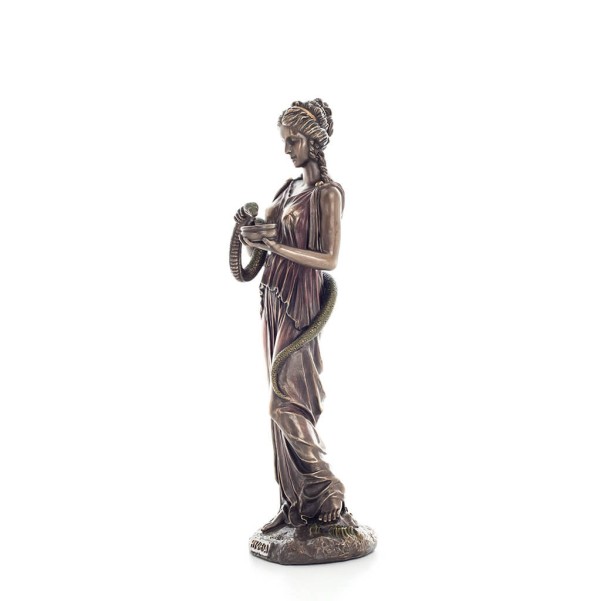 Health: Deity, of health of body and soul 27.5cm Veronese Bronze Electrolysis Full Body Statue