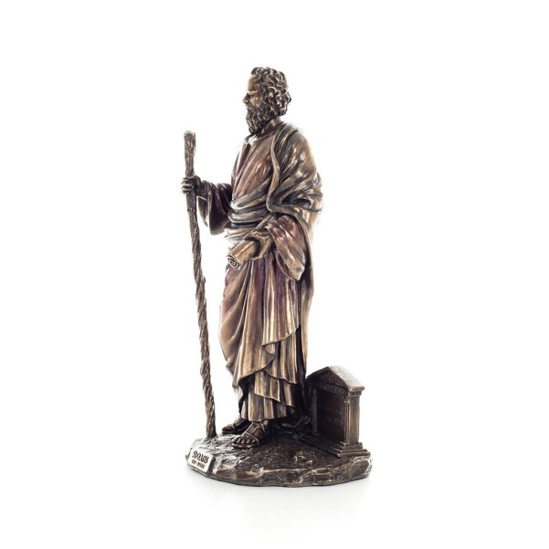 Socrates: Philosopher, considered the founder of Western philosophy 30cm Veronese Bronze Electrolysis Full Body Statue