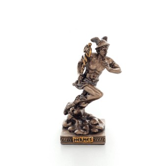 Mercury: The Messenger of the Gods, 8.7cm Veronese Bronze Electroplating Full Body Statue, Ancient Greece