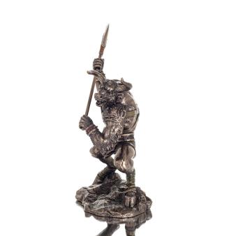 Minotaur: Plasma, the son of Pasiphae Queen of Knossos Minoan Era 35cm Veronese Bronze Electrolysis Full Body Statue