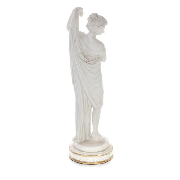 Muse, one of the nine muses33cm Full length statue, Polyester marble-type alabaster, ancient Greece