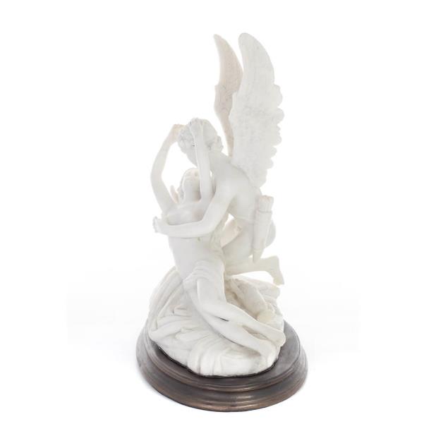 Cupid and Psyche: Overcoming Obstacles to Love 36cm Full Body Statue, Polyester Alabaster Marble Type, Ancient Greece