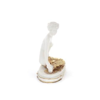 Fair Helen: The Occasion of the Trojan War17.5cm Full Body Statue, Marble-type Polyester Alabaster