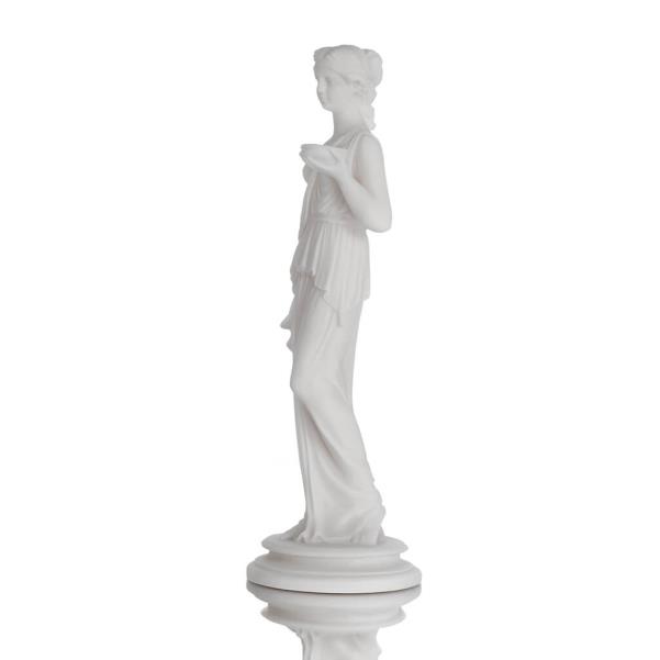 Ibe: The Goddess of Youth and Vitality 23,5 cm Full Alabaster Statue, antikens Grekland