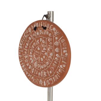 Phaistos Disc: The Unsolved Mystery Wall Hanging 13 cm Dekorativ handgjord finish Vägghängning Minoisk kultur