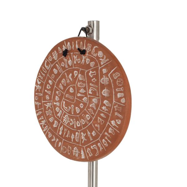 Phaistos Disc: The Unsolved Mystery Wall Hanging 13cm Decorative Handcrafted Finish Wall Hanging Minoan Culture