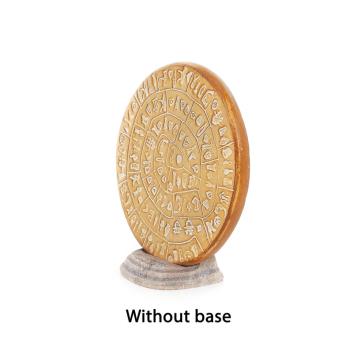 Phaistos Disc: The Unsolved Mystery, baseless 20cm decorative with Handmade finish, Minoan civilization