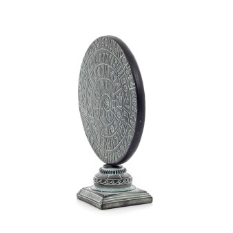 Phaistos Disc: The Unsolved Mystery, on capital base 27x22cm decorative with Handmade finish, Minoan civilization
