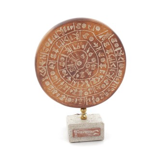 Δίσκος Φαιστού με βάση Κρήτη 18χ14εκ