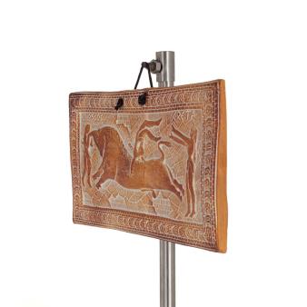 Plaques hanging on the wall Taurokathapsia 11.5x13.5, decorative with Handmade finish, wall-mounted