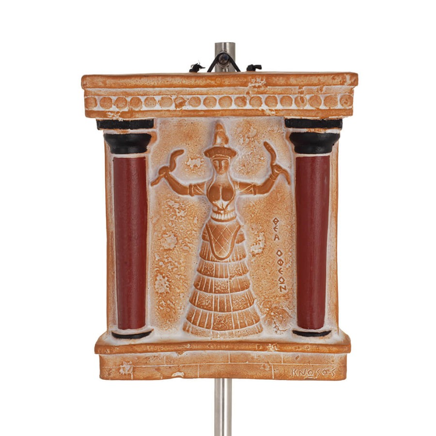 Πλάκες κολώνες Κνωσσού 21χ17εκ σχ. θεά όφεων