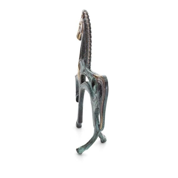 Archaic Horse or Horse: irrational, silent, full of fire, energy, motion, 15 cm inspired by sculpture, statuette, Bronze