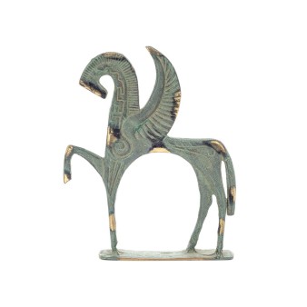 Pegasus, symbol för frihet, energi och inspiration, 23cm, statyett med bas, dekorativ brons