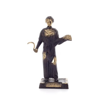 Demeter: The Goddess of Agriculture, Harvest, Fertility 19x12cm Helkroppsstaty Brons Ornament, Antika Grekland