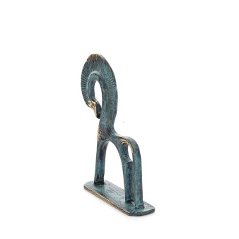 Horse or Steed: irrational, silent yet full of fire, energy, motion, 11 cm base - a bronze decorative statuette