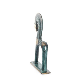 Horse or Steed: irrational, silent yet full of fire, energy, motion, 17cm base - a bronze decorative statuette