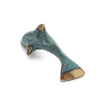 Dolphin: symbol of freedom, joy, strength, harmony 4x14cm Full body statue Bronze decoration