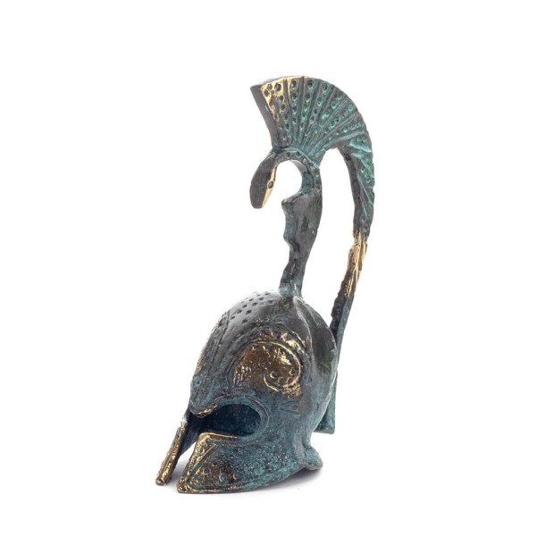Headdress, from ancient and medieval soldiers medium 12x5cm Bronze ornament, ancient Greece