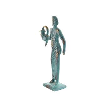 Asclepius: The God of Medicine, 15cm Full Body Statue Bronze Ornament, Ancient Greece