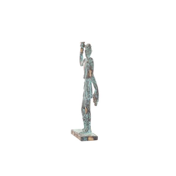 Dionysus: The god of wine and revelry. 23x8cm Full body statue Bronze decoration, ancient Greece