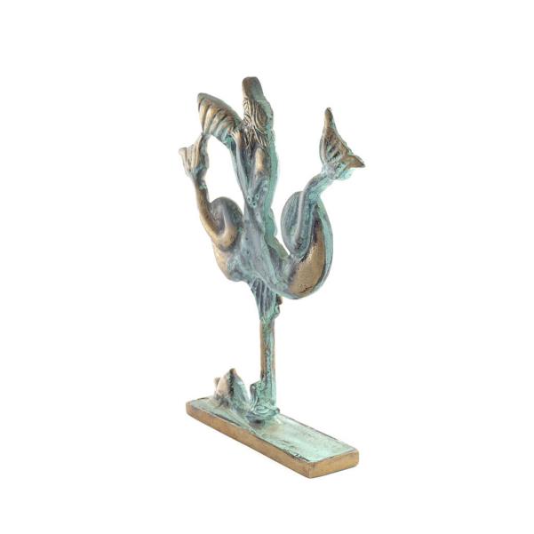 Triton or Triton: deity of the sea, Son of Poseidon 15x12cm Full length statue Bronze decorative