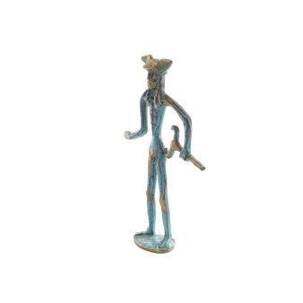 Hermes: The Messenger of the Gods, 14x8cm helkroppsstaty Brons Ornament, antikens Grekland