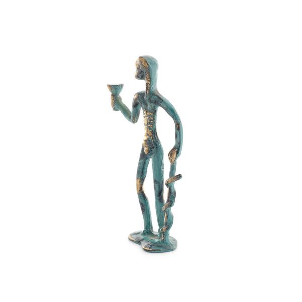 Hippocrates: The Father of Modern Medicine, 13x6cm Full Body Statue Bronze Ornament, Ancient Greece