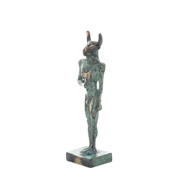 Minotaur: Plasma, the son of Pasiphae queen of Knossos Minoan era standing full length 15cm statue Bronze decorative