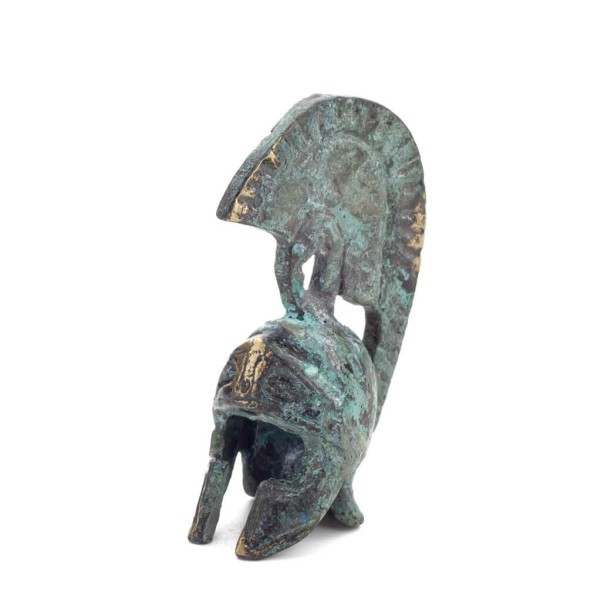 Headdress, from ancient and medieval soldiers 6x2cm Bronze ornament, ancient Greece