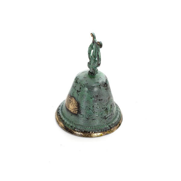 Bell large 12x6cm Full body statue Bronze decoration