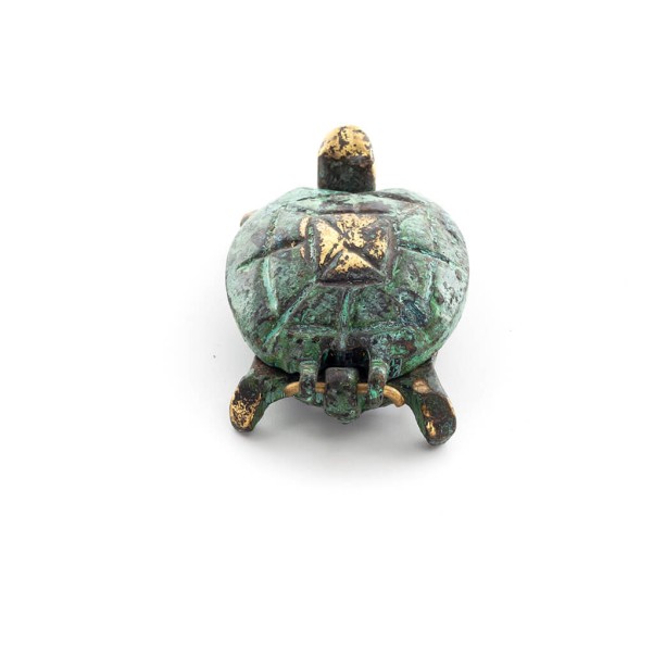 Tortoise 5x3cm Jewelry Box, Jewelry Box, Storage Box Case, Full Body Statue Bronze Ornament