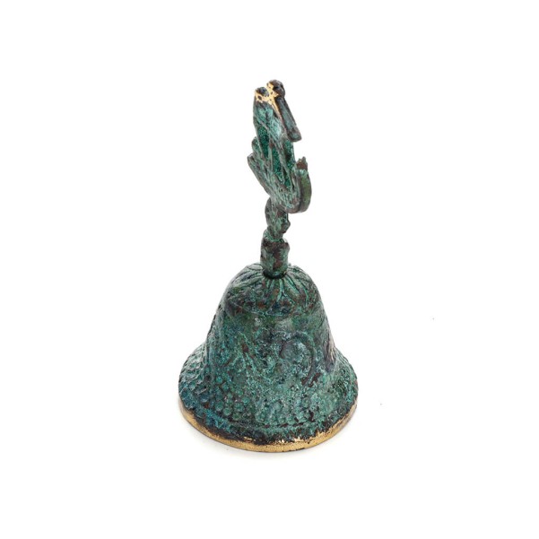 Klocka liten 10x4cm Helkroppsstaty Bronsdekoration