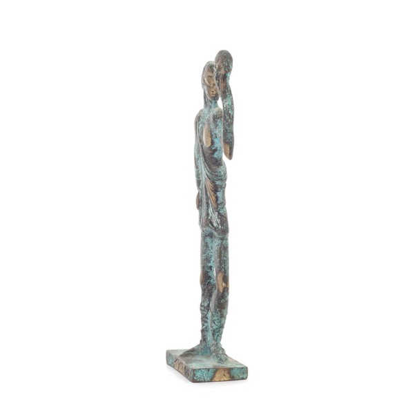 Satyr: Mythical Creatures, Demons, Spirits in Mountains and Forests 22x9cm Full Body Statue Bronze Ornament, Ancient Greece
